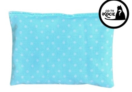 DUŻA PODUSZECZKA Z WALERIANĄ | Błękitne kropki | Co Ty Kocie