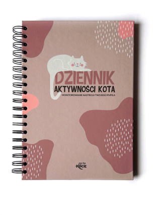 DZIENNIK AKTYWNOŚCI KOTA + 2 cienkopisy GRATIS | Co Ty Kocie