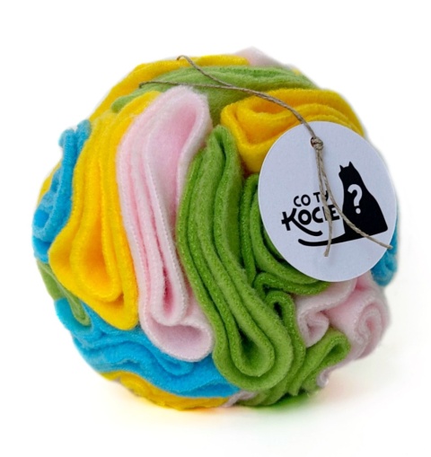 KULA WĘCHOWA dla kota | Lato | 10 cm | Co Ty Kocie KULA WĘCHOWA dla kota | Lato | 10 cm | Co Ty Kocie