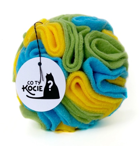 KULA WĘCHOWA dla kota | Wiosna | 10 cm | Co Ty Kocie KULA WĘCHOWA dla kota | Wiosna | 10 cm | Co Ty Kocie