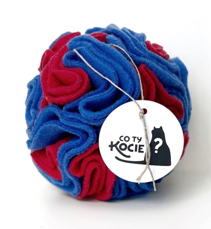 KULA WĘCHOWA dla kota | Woda i ogień | 10 cm | Co Ty Kocie