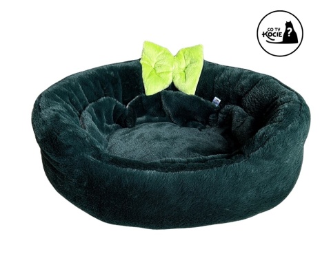 LEGOWISKO DLA KOTA | Zielona elegancja | ⌀ 50 cm | Co Ty Kocie