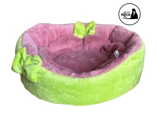 LEGOWISKO DLA KOTA | Różowo - zielono | ⌀ 50 cm | Co Ty Kocie