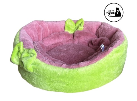 LEGOWISKO DLA KOTA | Różowo - zielono | ⌀ 50 cm | Co Ty Kocie