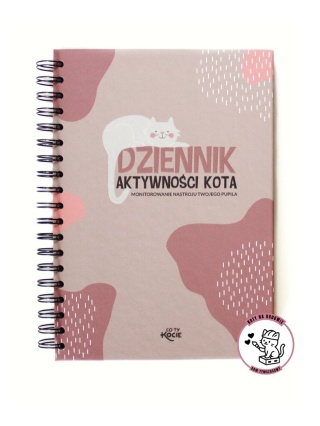 DZIENNIK AKTYWNOŚCI KOTA + 2 cienkopisy GRATIS | Co Ty Kocie